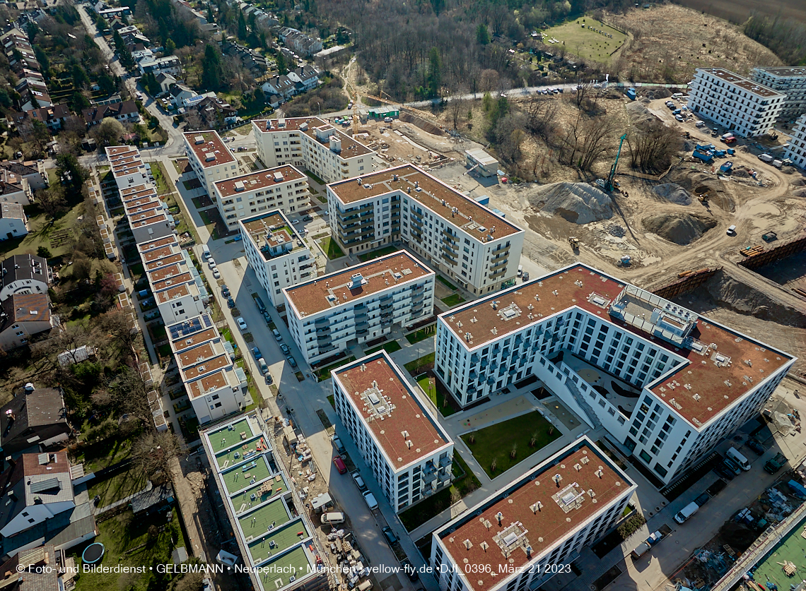 22.03.2023 - Baustele und Wohnanlage Alexisquartier